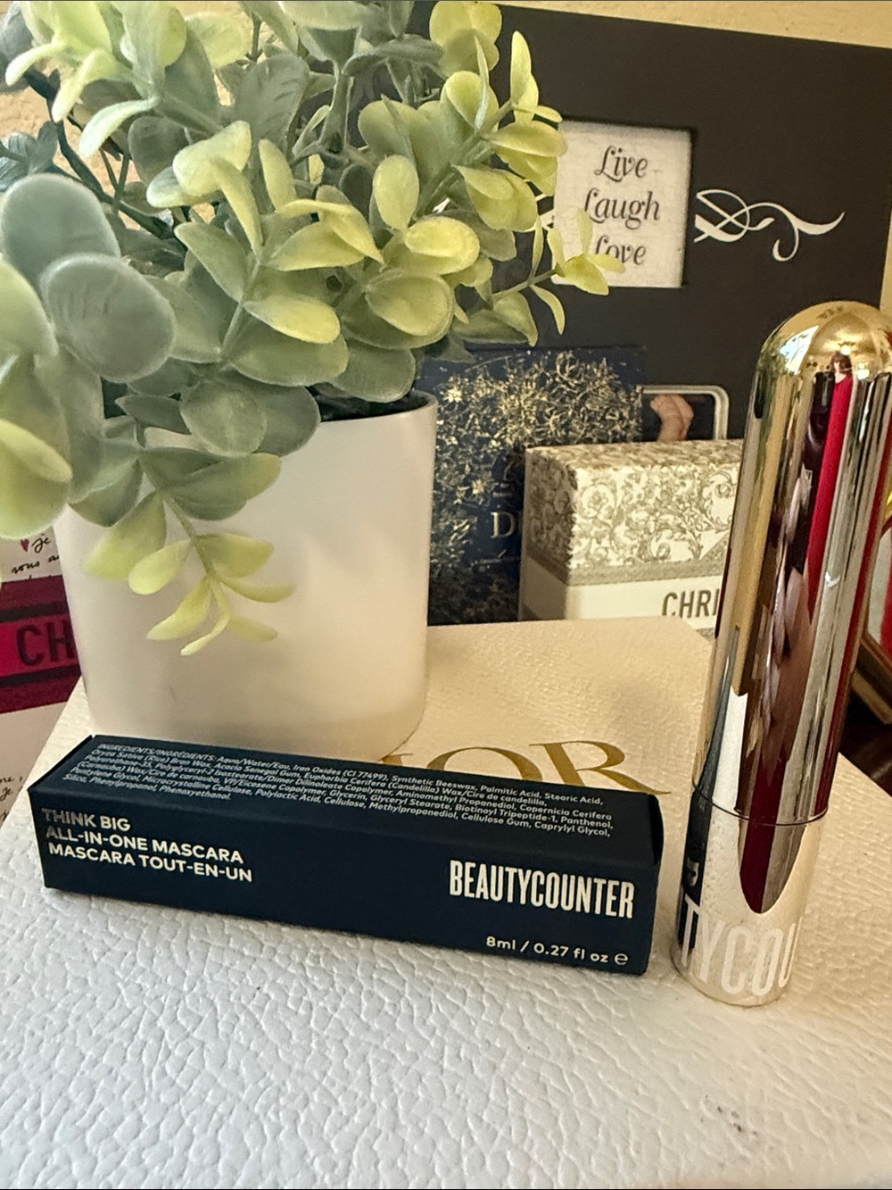 Beautycounter Think Big AIO Mascara Black-Volumizing Lengthening-New Sealed